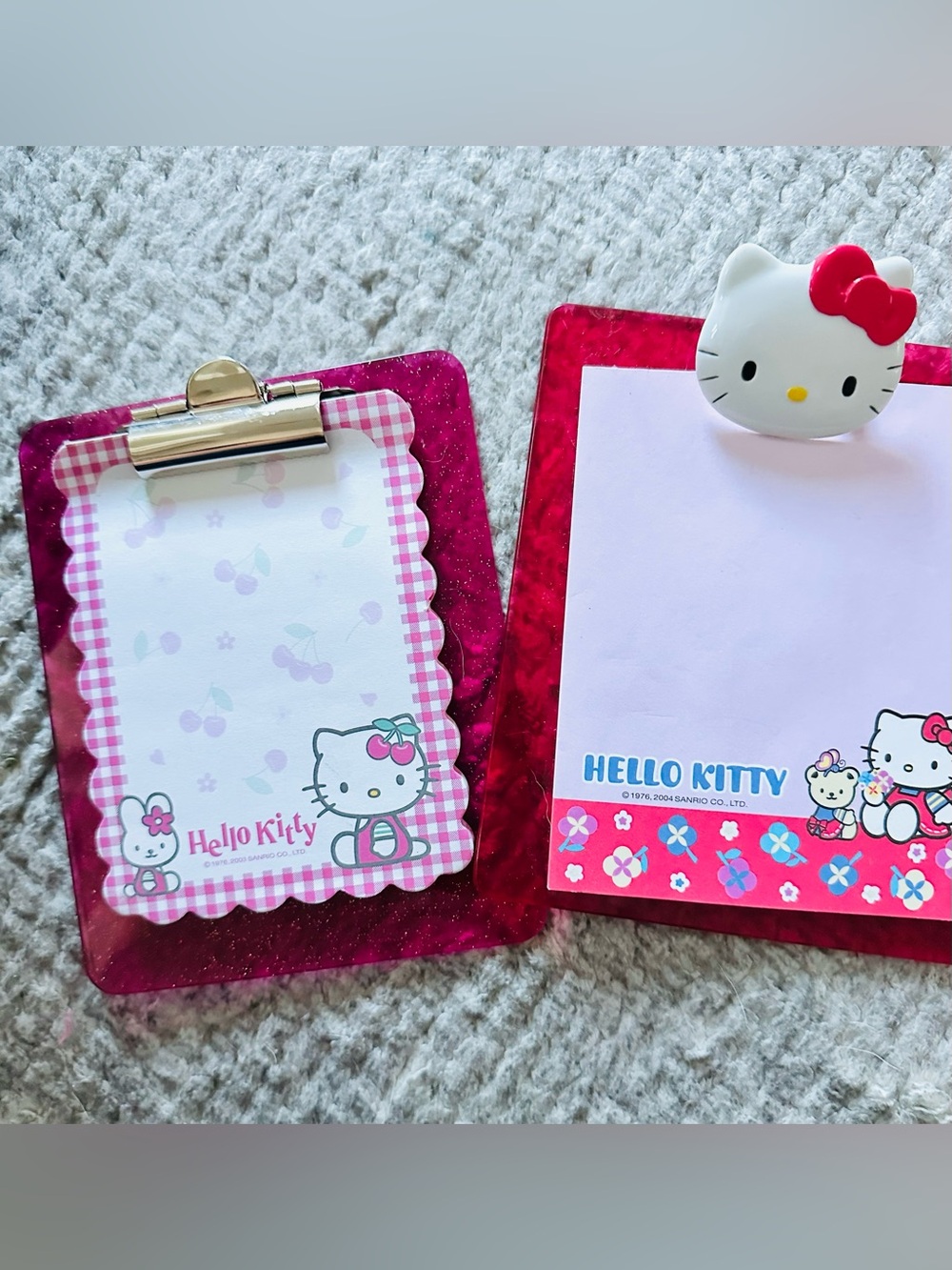 Hello Kitty Sparkle Pink Mini Clipboards Set